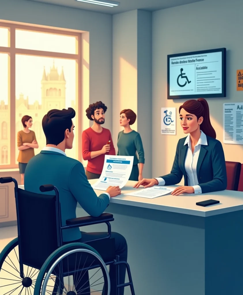 Handicap et titre de séjour